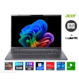 Acer Aspire AI 16i r5 32gb 1Tb